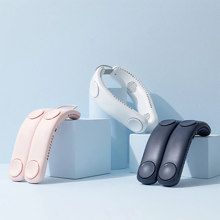 Mini hanging neck fan